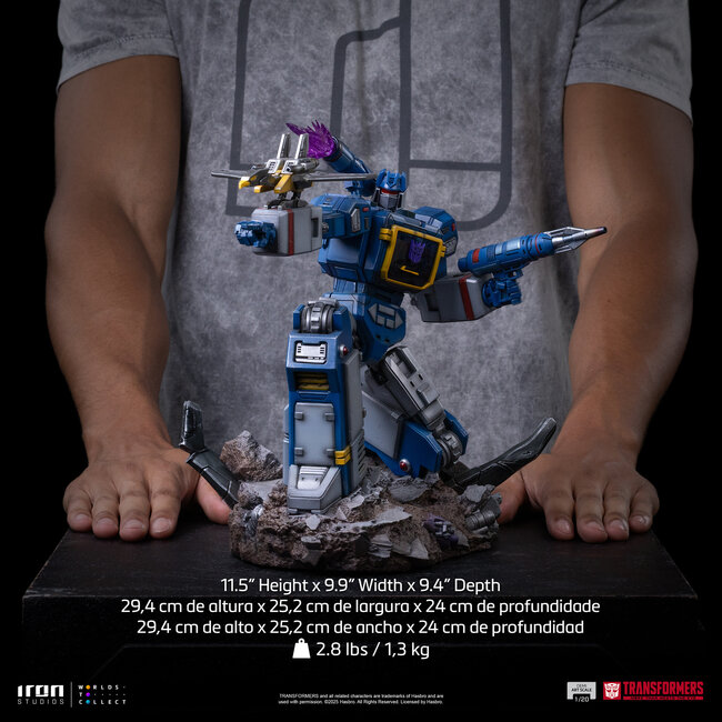 Transformers Demi Scale 1/20 Statue Soundwave 29 cm