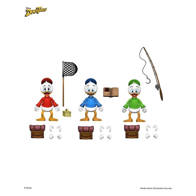 DuckTales Ultimate Actionfiguren 3er-Pack Tick, Trick und Track 18 cm