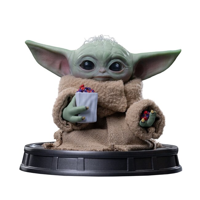 Mandalorian and Grogu Movie Legacy Replica 1/4 Grogu Popcorn Time 9 cm