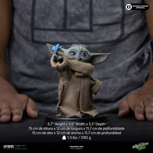 Mandalorian and Grogu Movie Legacy Replica 1/4 Grogu Butterfly Wonder 15 cm