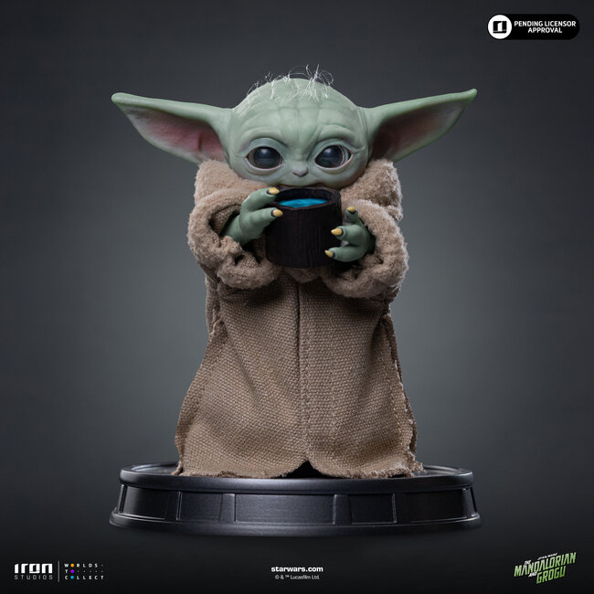 Mandalorian und Grogu – Film-Replika 1/4 Grogu – Immer hungrig – 14 cm