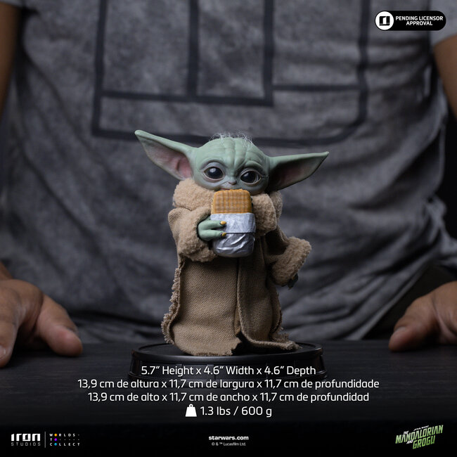 Mandalorian und Grogu Film-Replika 1/4 Grogu Imbisswagen 14 cm