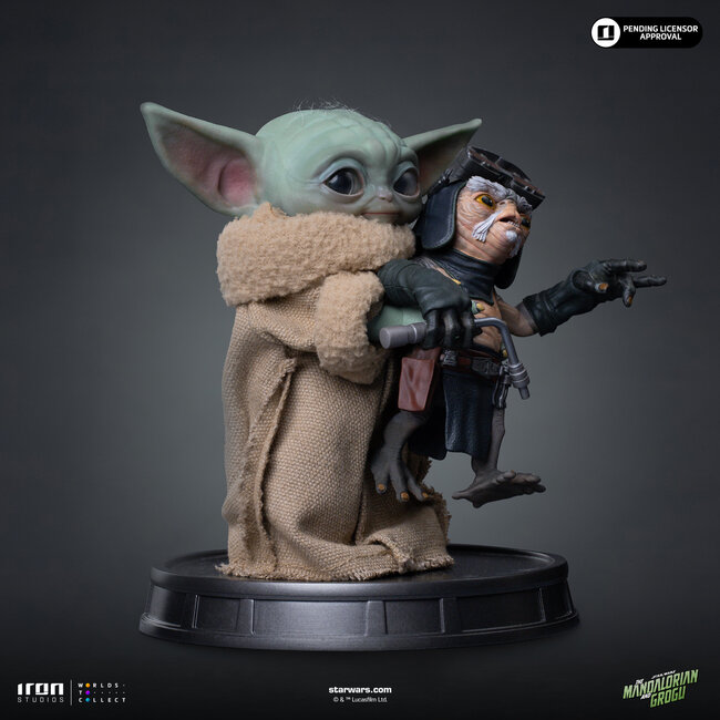 Mandalorian and Grogu Movie Legacy Replica 1/4 Grogu No Squeezy 13 cm