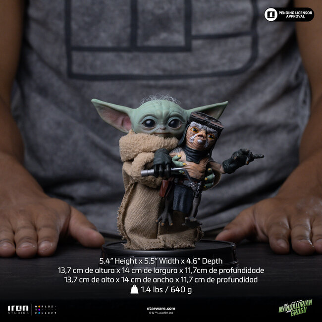 Mandalorian und Grogu Film-Legacy-Replika 1/4 Grogu ohne Quetschmechanismus 13 cm