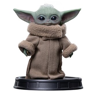 Iron Studios Mandalorian und Grogu – Film-Replika 1/4 Grogu – Immer neugierig 14 cm