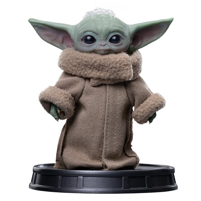 Iron Studios Mandalorian und Grogu – Film-Replika 1/4 Grogu – Immer neugierig 14 cm