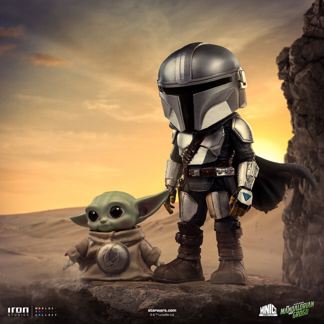The Mandalorian & Grogu Mini Co. PVC-Figuren, 14 cm