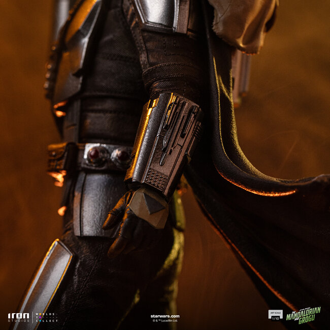 The Mandalorian Movie Art Scale 1/10 Statue The Mandalorian and Grogu 24 cm