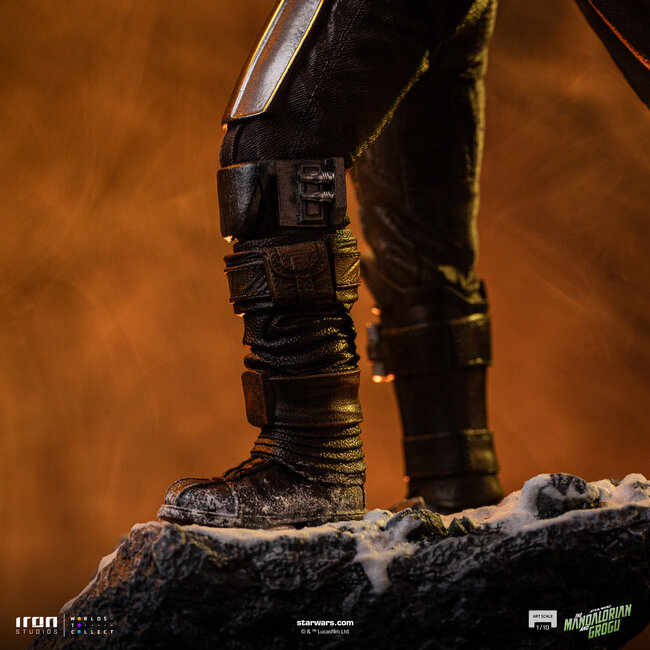 The Mandalorian Movie Art Scale 1/10 Statue The Mandalorian and Grogu 24 cm