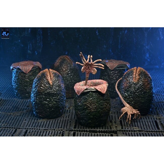 Aliens 6er-Pack Zubehörset Karton mit Alien-Eiern (40. Jubiläum)