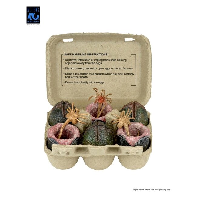 Aliens 6-Pack Accessory Pack Carton of Alien Eggs (40th Anniversary)