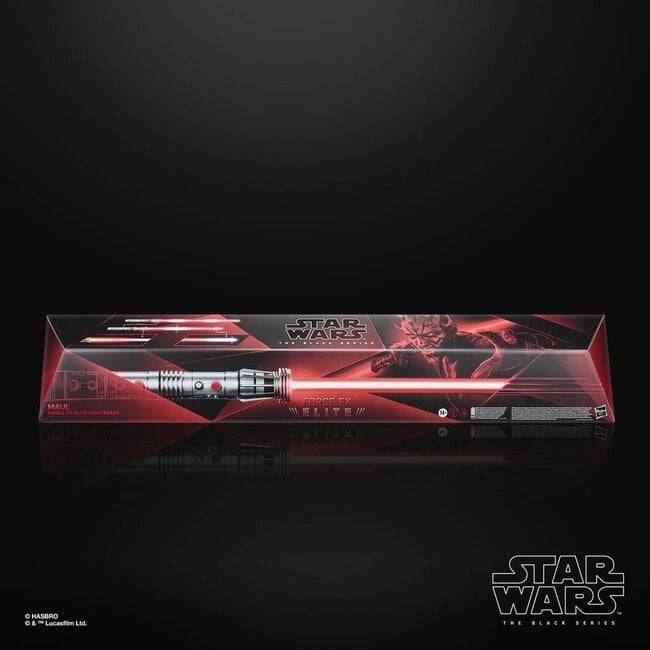 Star Wars: Maul – Schattenlord Black Series Replika Force FX Elite Lichtschwert Maul
