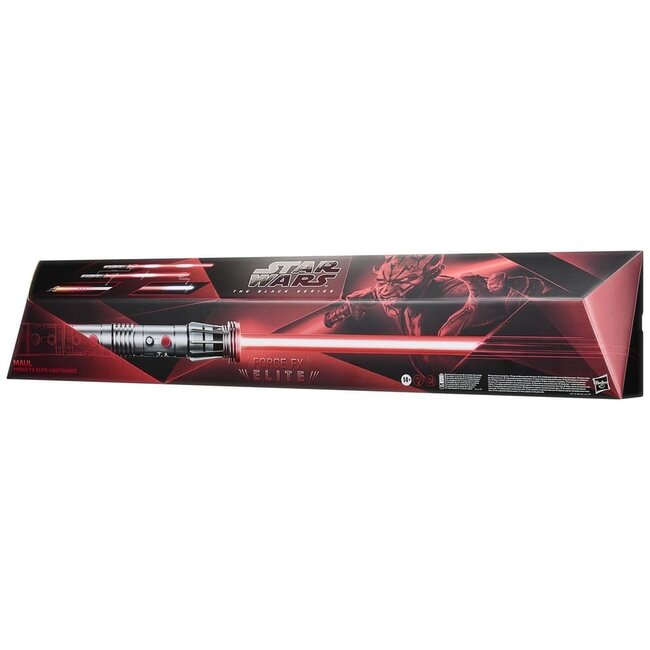 Star Wars: Maul - Shadow Lord Black Series Replica Force FX Elite Lightsaber Maul