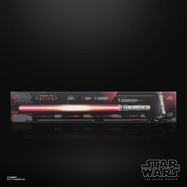 Star Wars: Maul – Schattenlord Black Series Replika Force FX Elite Lichtschwert Maul