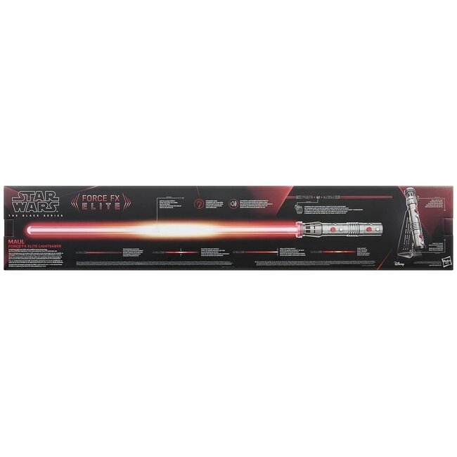 Star Wars: Maul - Shadow Lord Black Series Replica Force FX Elite Lightsaber Maul