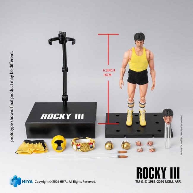 Rocky III Exquisite Super Actionfigur 1/12 Rocky Boxer Version 16 cm