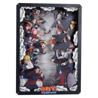Nemesis Now Naruto Modellbausatz Holztheater Kampf (Groß) 26 cm