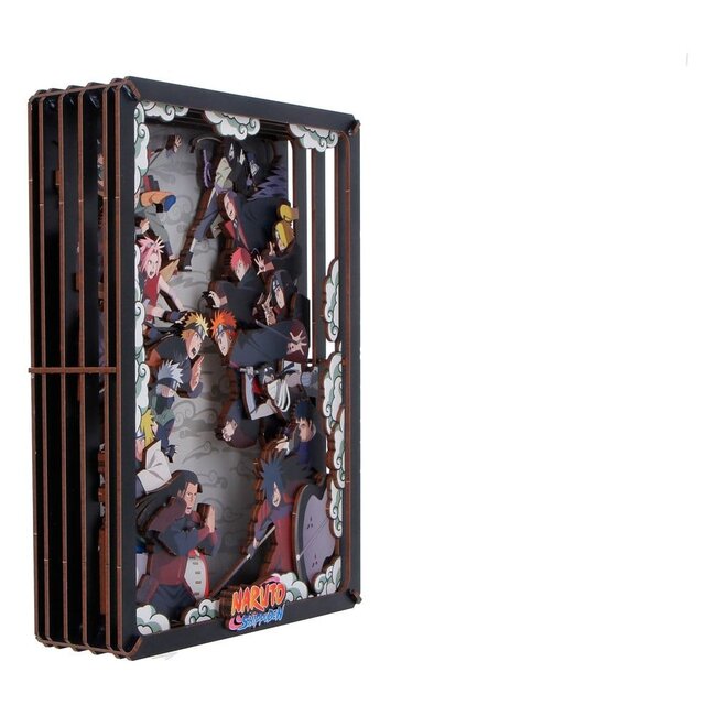 Naruto Modellbausatz Holztheater Kampf (Groß) 26 cm
