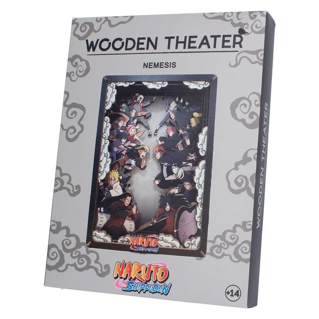 Naruto Modellbausatz Holztheater Kampf (Groß) 26 cm