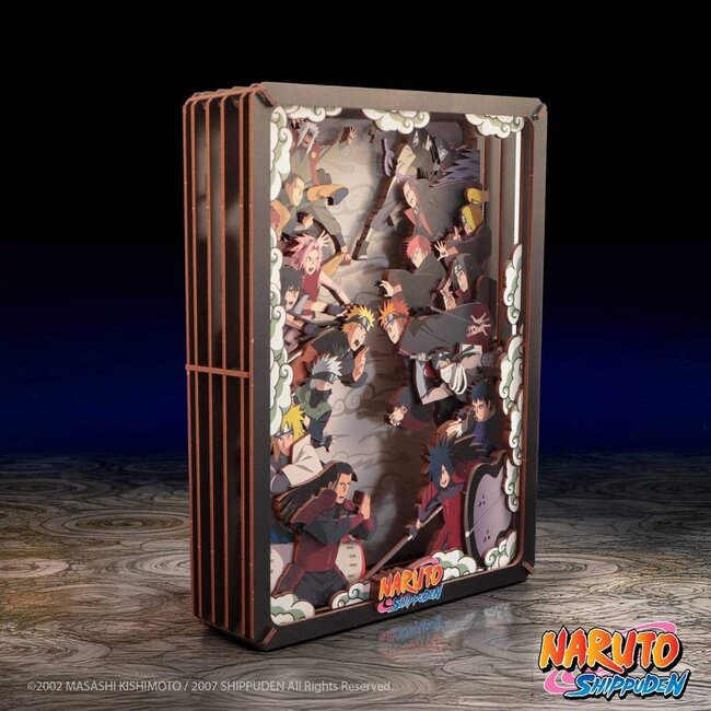 Naruto Modellbausatz Holztheater Kampf (Groß) 26 cm
