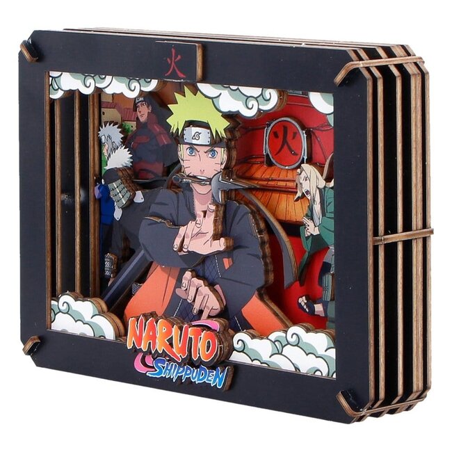 Naruto Modellbausatz, Hokage-Theater aus Holz (mittelgroß), 10 cm