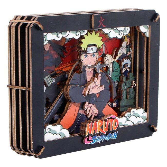 Naruto Model Kit Wooden Theatre Hokage (Medium) 10 cm