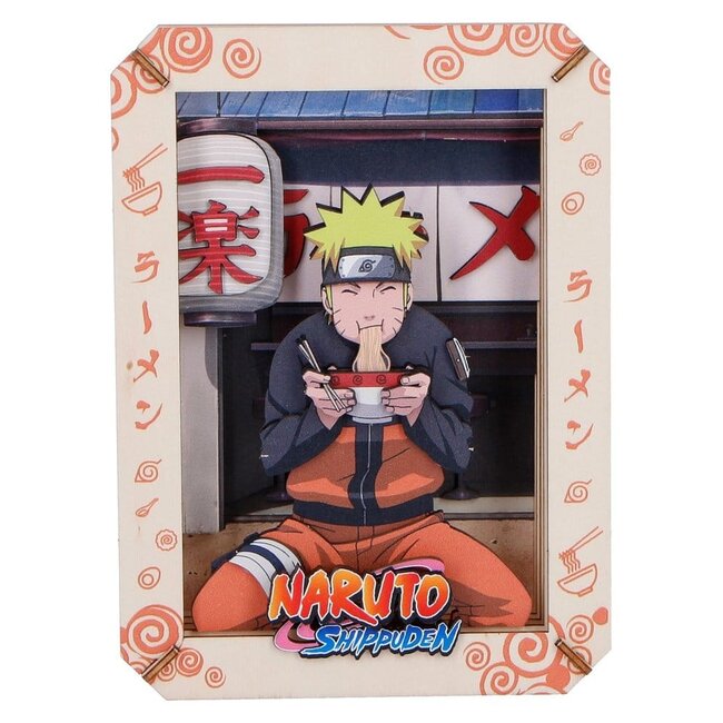 Naruto Model Kit Wooden Theatre Ramen (Medium) 14 cm