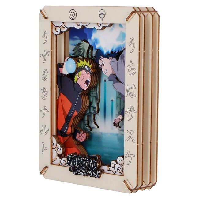 Naruto Model Kit Wooden Theatre The Final Valley (Medium) 14 cm