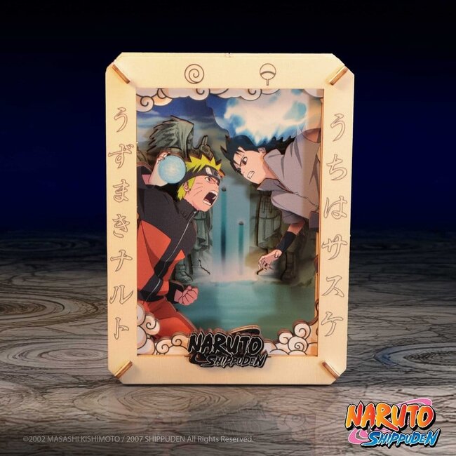 Naruto Modellbausatz Holztheater Das letzte Tal (Mittel) 14 cm