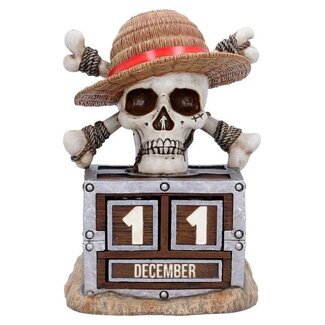Nemesis Now One Piece Dauerkalender Luffy Jolly Roger 16 cm
