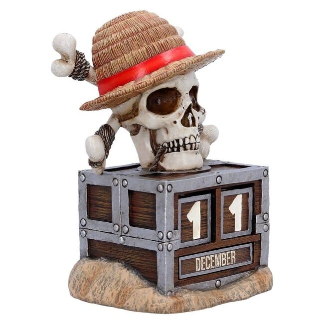 One Piece Dauerkalender Luffy Jolly Roger 16 cm
