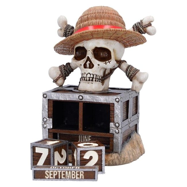 One Piece Dauerkalender Luffy Jolly Roger 16 cm