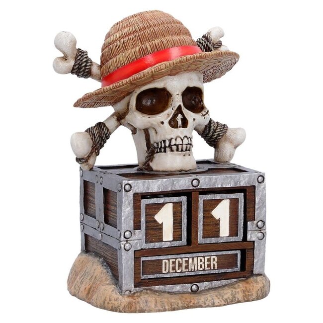 One Piece Dauerkalender Luffy Jolly Roger 16 cm