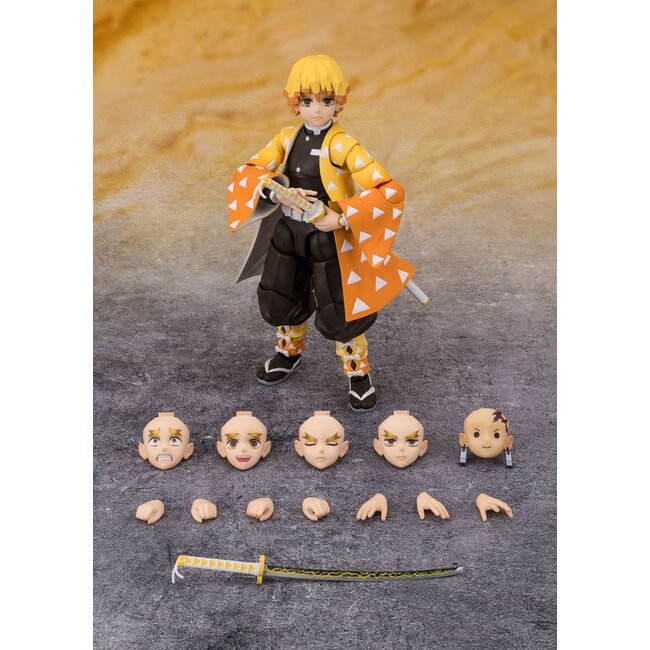 Demon Slayer: Kimetsu no Yaiba S.H.Figuarts Action Figure Zenitsu Agatsuma 14 cm