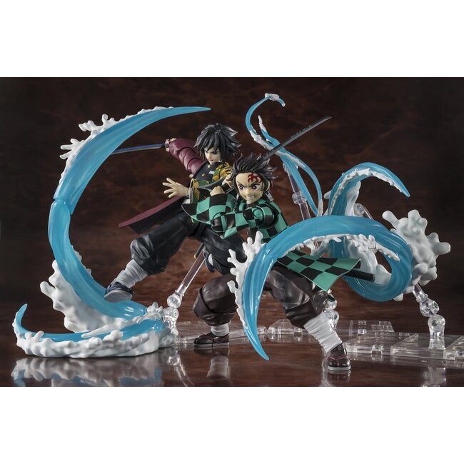 Demon Slayer: Kimetsu no Yaiba S.H. Figuarts Accessory Set Tanjiro Kamado & Giyu Tomioka Water Breathing Option Parts Set