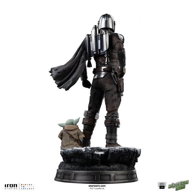Mandalorianer und Grogu – Film-Replika, 1/4-Statue, 58 cm