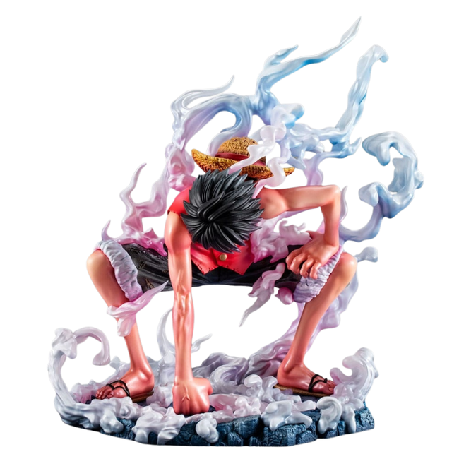 Megahouse One Piece P.O.P PVC Statue Monkey D. Luffy Gear 2 Limited Edition 19 cm