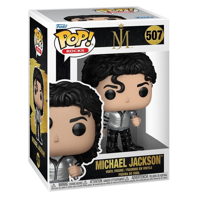 Michael Jackson POP! Rocks Vinylfigur Bad Tour (MT) 9 cm