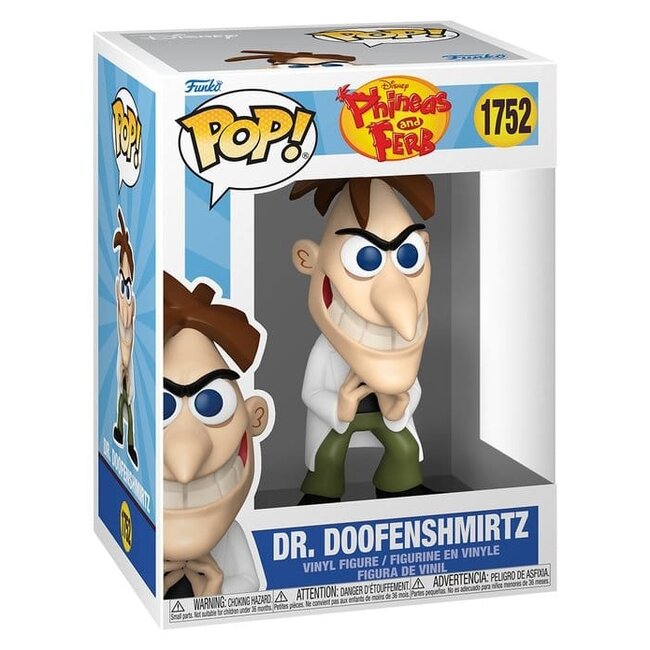 Phineas und Ferb POP! Disney Vinylfigur Dr. Doofenshmirtz 9 cm