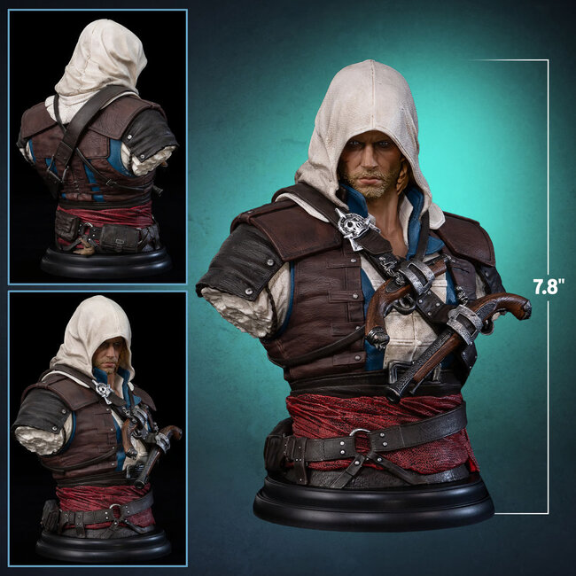Assassin's Creed Black Flag Resynced Büste 1/4 Edward Kenway 20 cm