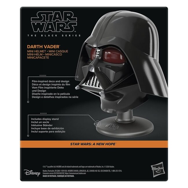 Star Wars Episode IV Black Series Mini-Helm Darth Vader 15 cm