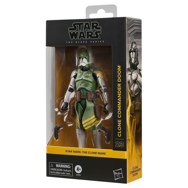 Star Wars: The Clone Wars Black Series Actionfigur Klonkommandant Doom 15 cm