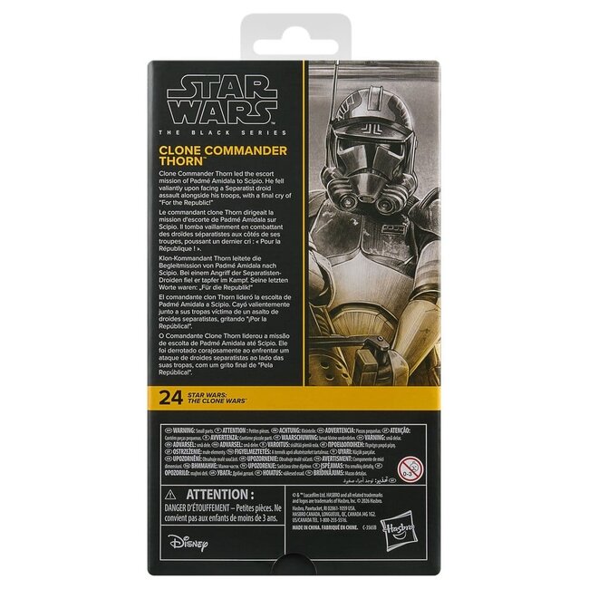 Star Wars: The Clone Wars Black Series Actionfigur Klonkommandant Thorn 15 cm