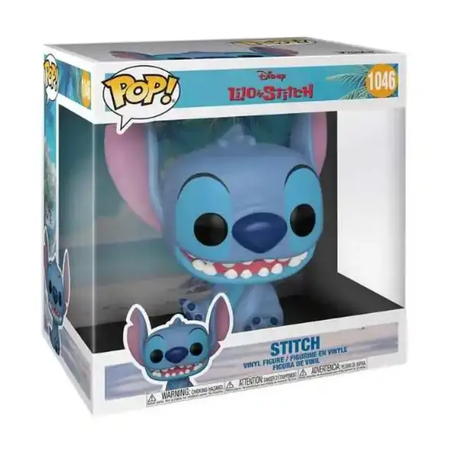 Lilo & Stitch Super Sized Jumbo POP! Games Vinylfigur Stitch 25 cm