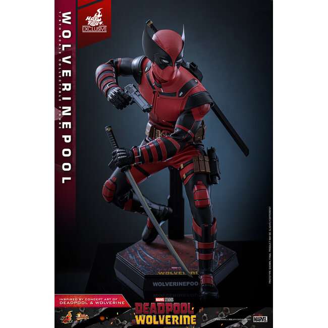 Deadpool & Wolverine Movie Masterpiece Action Figure 1/6 Wolverinepool Hot Toys Exclusive 31 cm