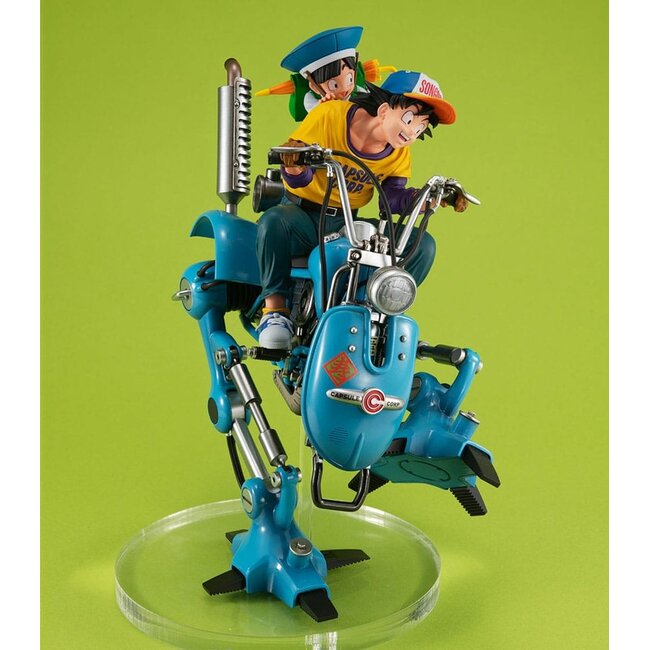 Dragonball Z Desktop Real McCoy EX PVC Diorama Son Goku & Son Gohan & Roboter mit zwei Beinen 20 cm