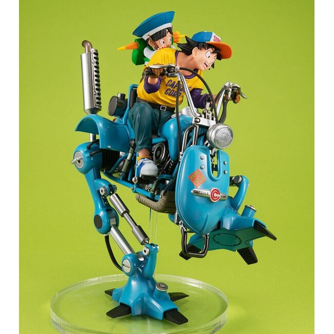 Dragonball Z Desktop Real McCoy EX PVC Diorama Son Goku & Son Gohan & Roboter mit zwei Beinen 20 cm