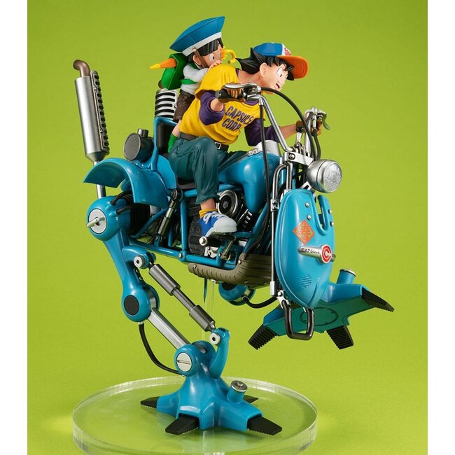Dragonball Z Desktop Real McCoy EX PVC Diorama Son Goku & Son Gohan & Roboter mit zwei Beinen 20 cm