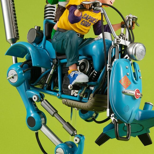Dragonball Z Desktop Real McCoy EX PVC Diorama Son Goku & Son Gohan & Roboter mit zwei Beinen 20 cm