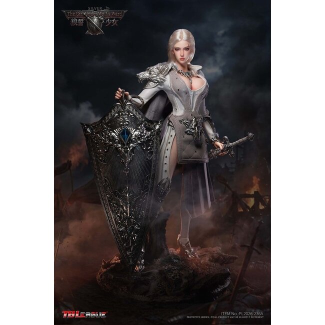 The Girl Under Wolf's Ward Action Figure 1/6 Alina (Silver) 30 cm